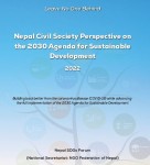 Nepal Civil Society Perspective on the 2030 Agenda for Sustainable Development 2022