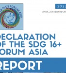 Declaration of the SDG 16+ Forum Asia
